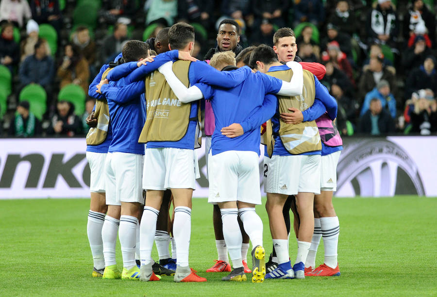 Estas son las fotos que deja el partido de vuelta de octavos de Europa League en el Estadio FC Krasnodar