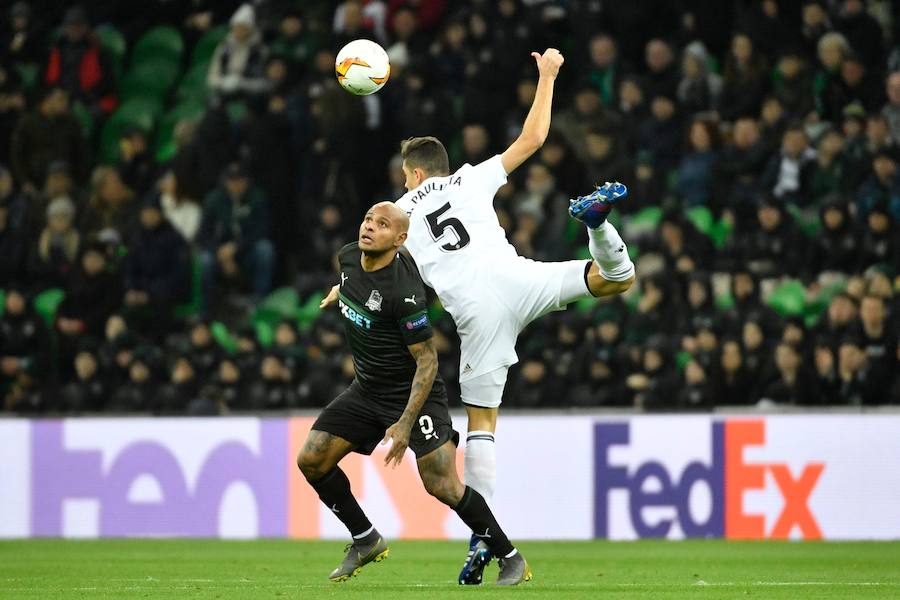 Estas son las fotos que deja el partido de vuelta de octavos de Europa League en el Estadio FC Krasnodar