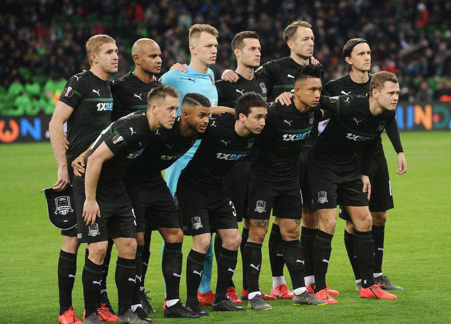 Estas son las fotos que deja el partido de vuelta de octavos de Europa League en el Estadio FC Krasnodar