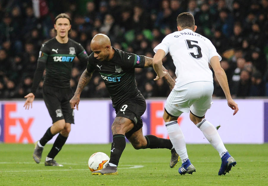 Estas son las fotos que deja el partido de vuelta de octavos de Europa League en el Estadio FC Krasnodar