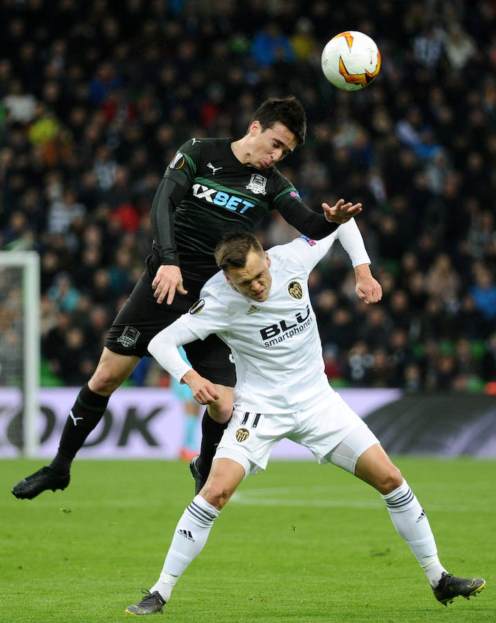 Estas son las fotos que deja el partido de vuelta de octavos de Europa League en el Estadio FC Krasnodar