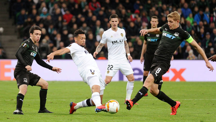 Estas son las fotos que deja el partido de vuelta de octavos de Europa League en el Estadio FC Krasnodar