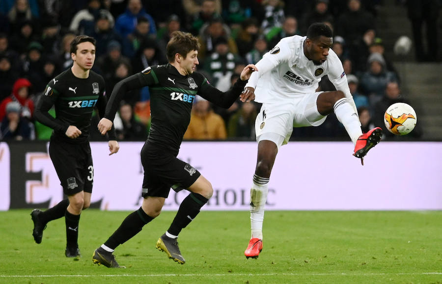 Estas son las fotos que deja el partido de vuelta de octavos de Europa League en el Estadio FC Krasnodar