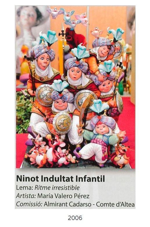 Conoce los ninot indultats infantiles de las Fallas desde 1963 hasta la actualidad. Las fotos de Junta Central Fallera muestran cómo han evolucionado los monumentos que se han salvado del fuego. 