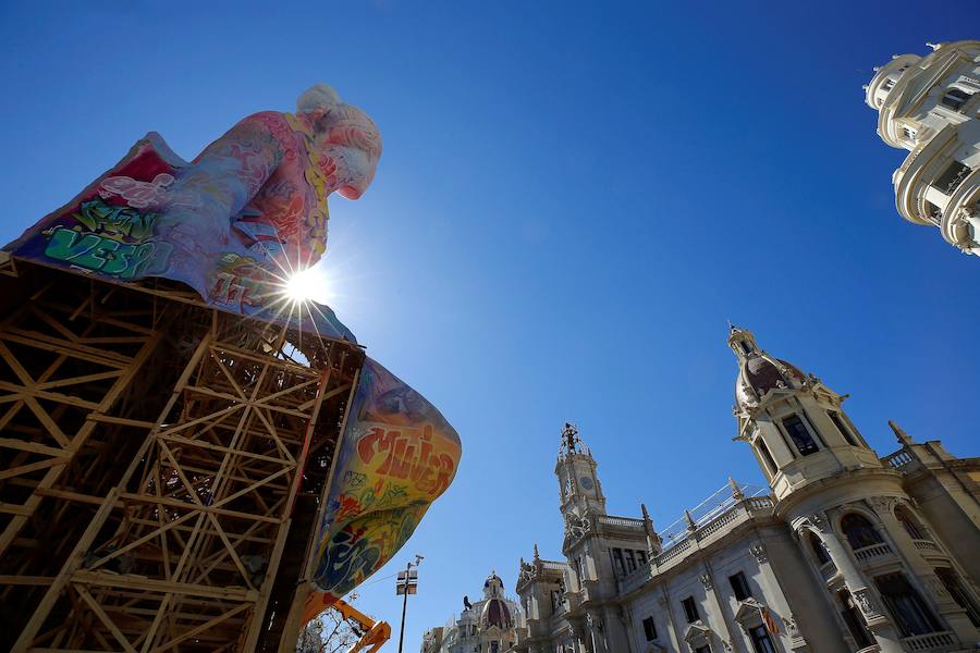 Las principales demarcaciones lucen ya los adelantados trabajos artesanos.