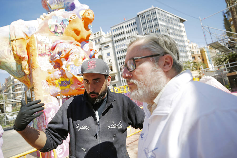 Las principales demarcaciones lucen ya los adelantados trabajos artesanos.