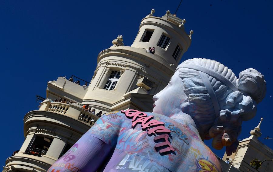 Fotos: Fallas 2019: Mascletà del 16 de marzo, de Caballer FX Global Foc