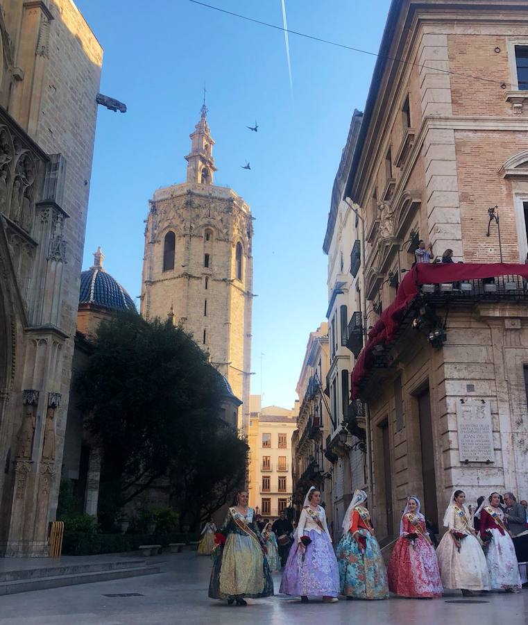 Fotos: Fallas 2019: Primer día de la Ofrenda de las Fallas de Valencia