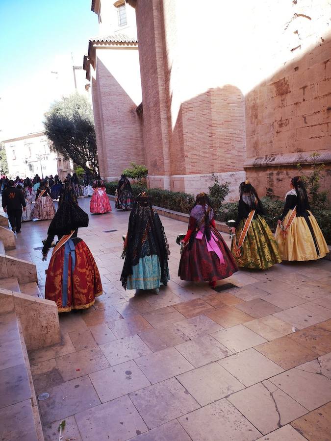 Fotos: Fallas 2019: Segundo día de la Ofrenda a la Virgen de los Desamparados