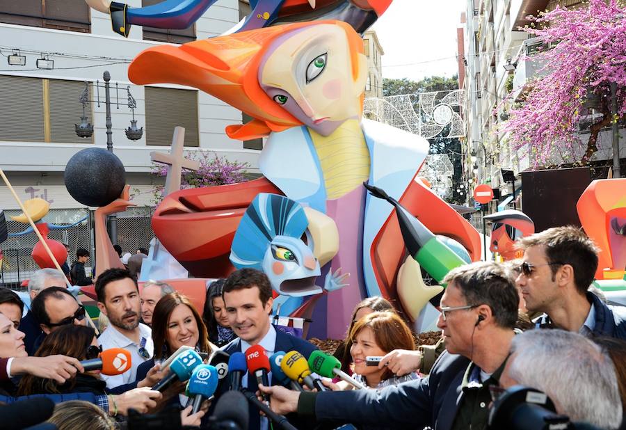 Fotos: Pablo Casado visita las Fallas