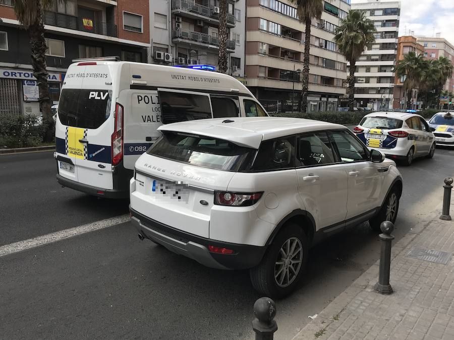 Fotos: Atropello múltiple en Valencia tras saltarse un semáforo