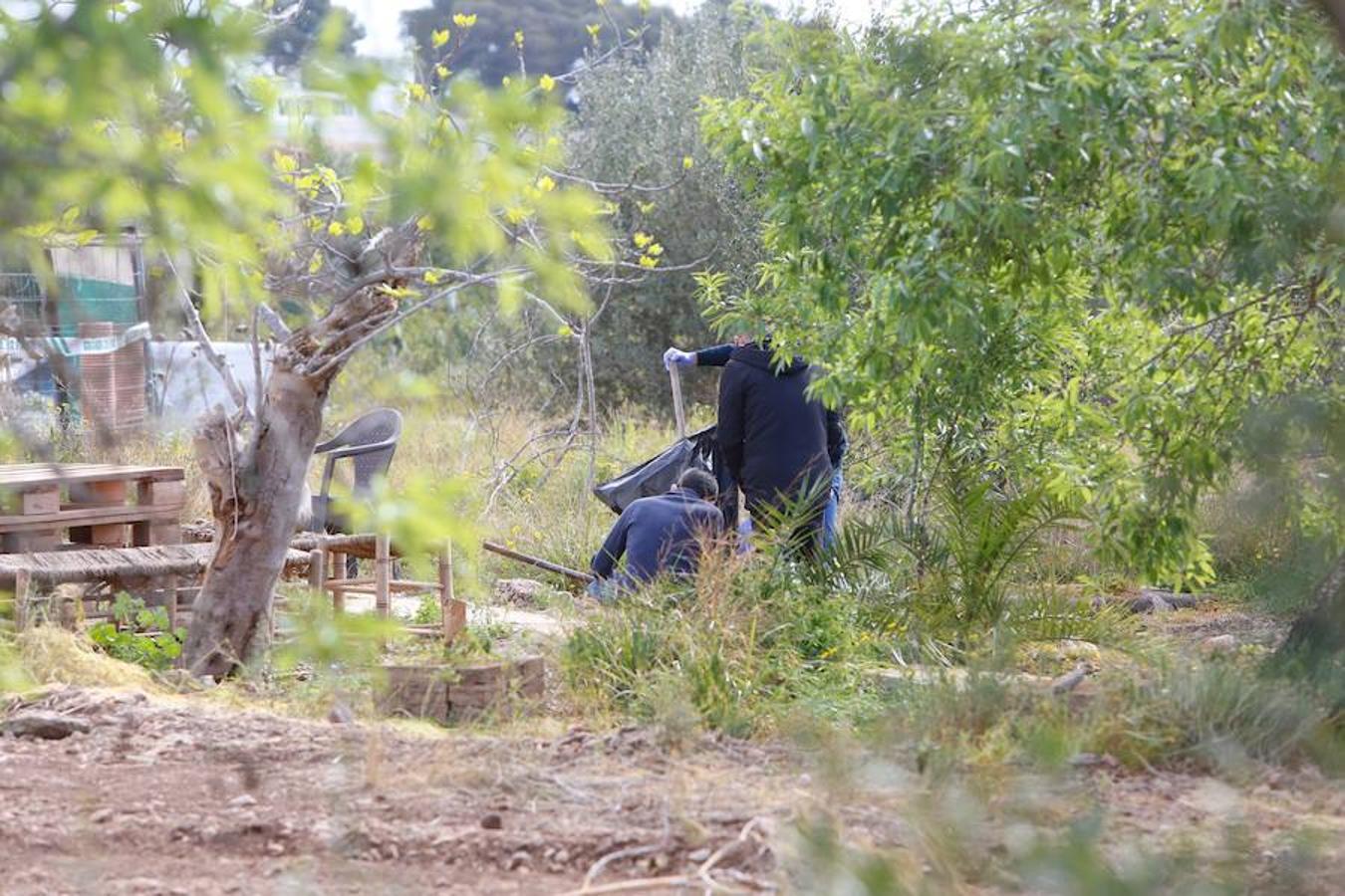 Fotos: Búsqueda del arma homicida del doble crimen de los dos niños de Godella