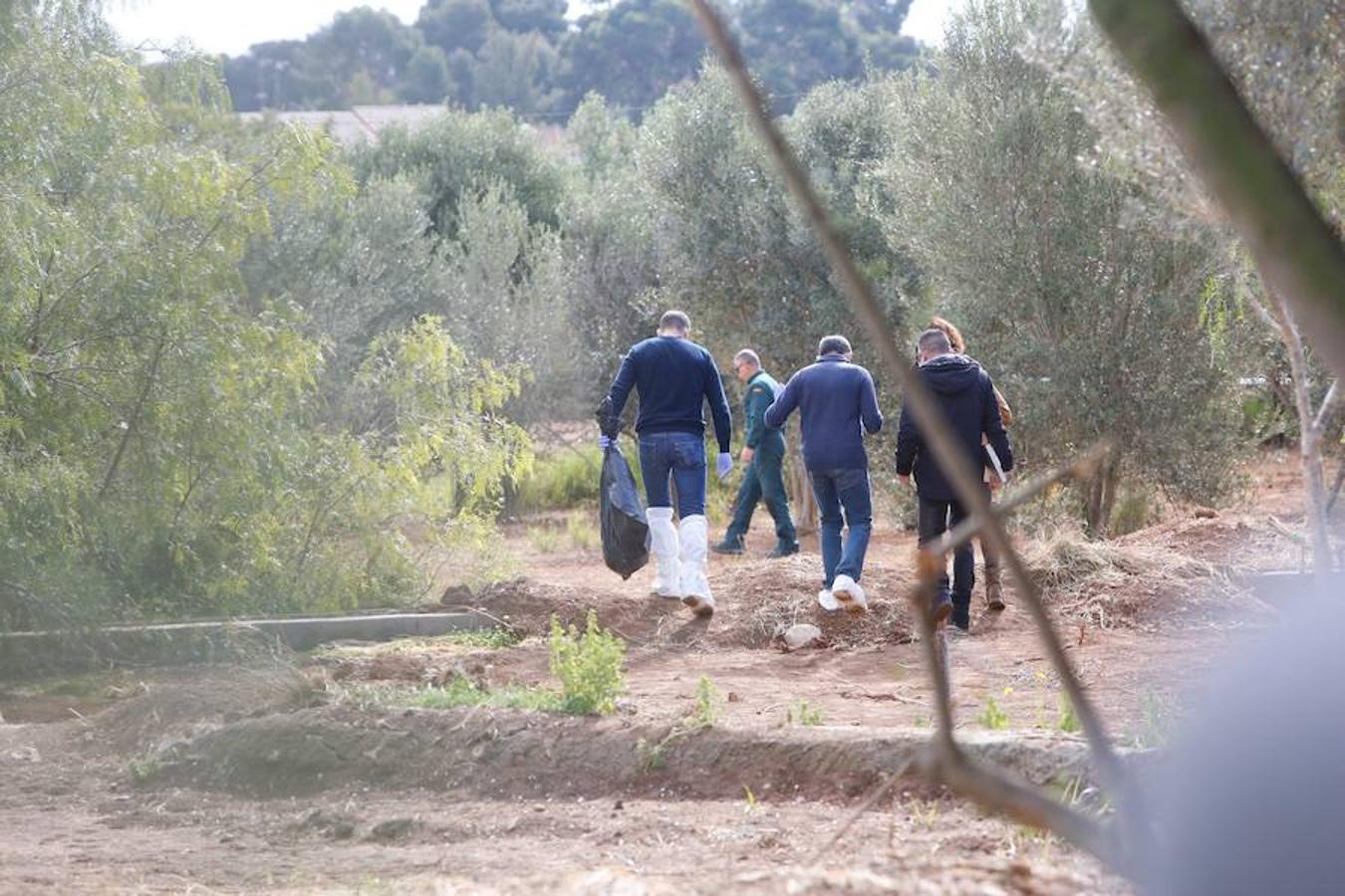 Fotos: Búsqueda del arma homicida del doble crimen de los dos niños de Godella