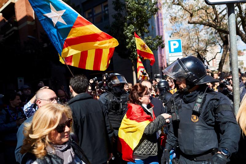 Fotos: Vox en Barcelona: Incidentes y varios detenidos independentistas