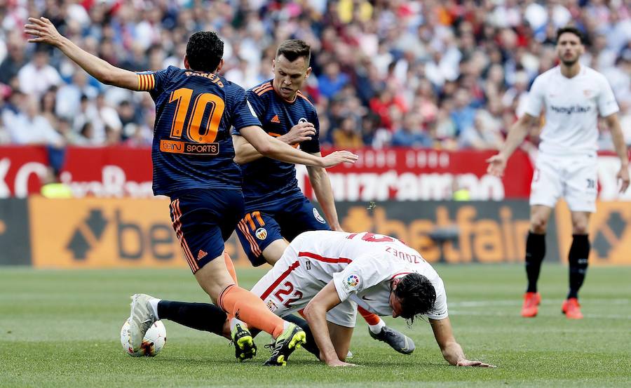 Estas son las fotos del partido de la jornada 29 de LaLiga en el Sánchez Pizjuán