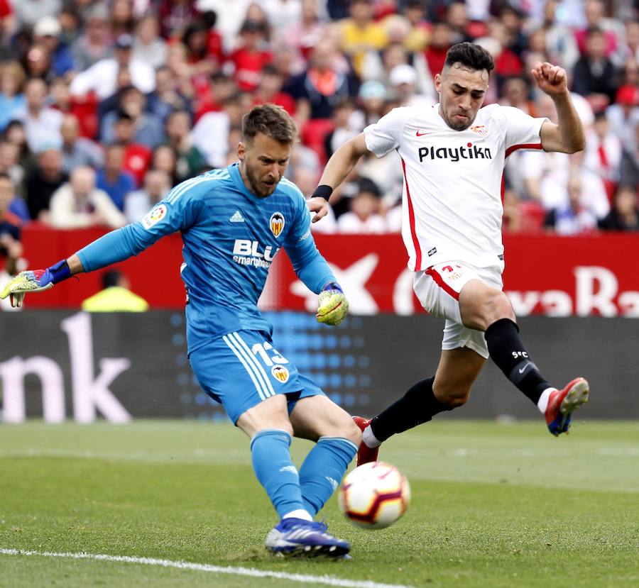 Estas son las fotos del partido de la jornada 29 de LaLiga en el Sánchez Pizjuán