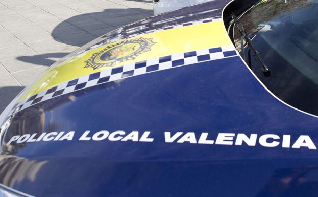 Un coche de la Policía Local de Valencia.