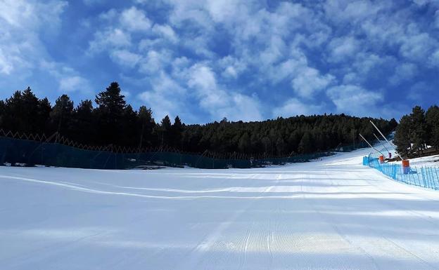 Las pistas de La Molina presentan aún un gran estado