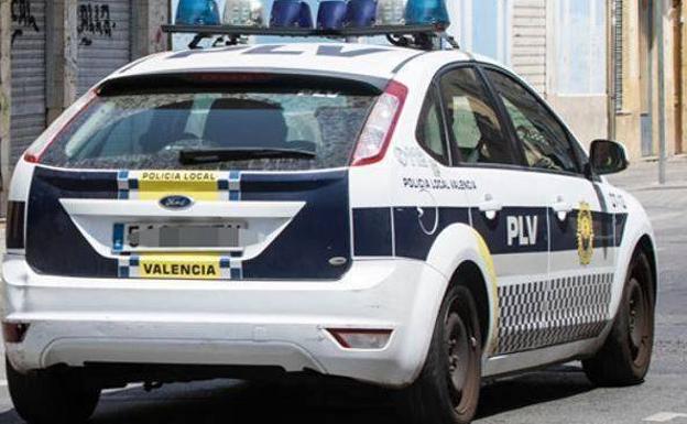 Vehículo de la Policía Local de Valencia.