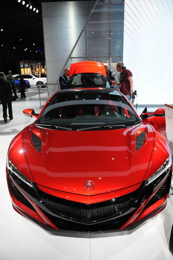 El Acura NSX en el New York International Automobile Show, en el Javits Convention Center de Manhattan (Nueva York).