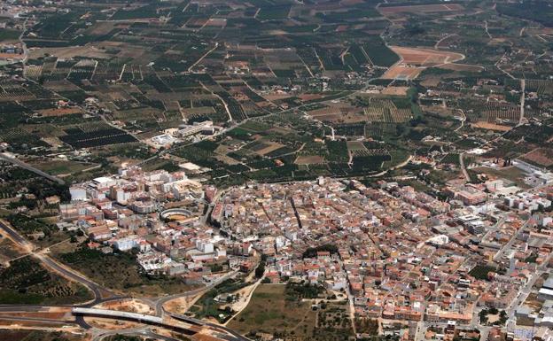 Vista del municipio de Ondara.