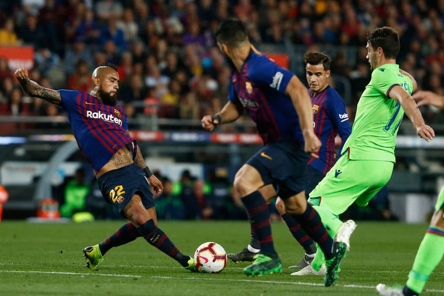 Las mejores fotos del partido de la jornada 35 de LaLiga en el Camp Nou. Un encuentro decisivo para ambos conjuntos