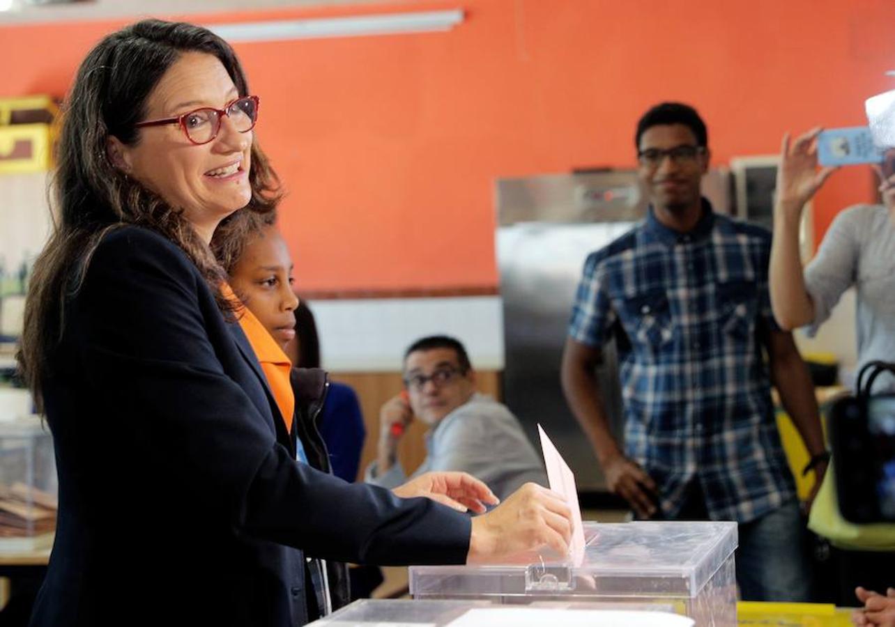 Mónica Oltra, candidata a la presidencia de la Generalitat Valenciana por Compromís