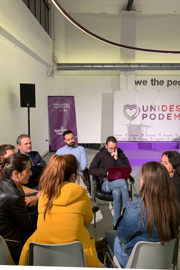 Fotos: Así espera Unidas Podemos los resultados de las elecciones del 28-A