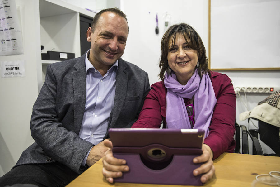 Fotos: Así espera Unidas Podemos los resultados de las elecciones del 28-A