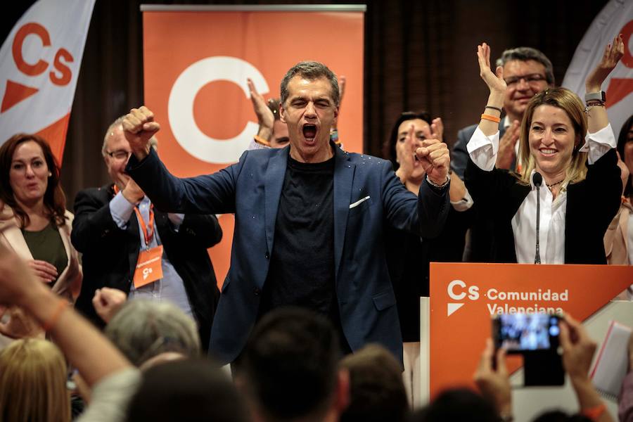 Fotos: Así espera Ciudadanos los resultados de las elecciones del 28-A