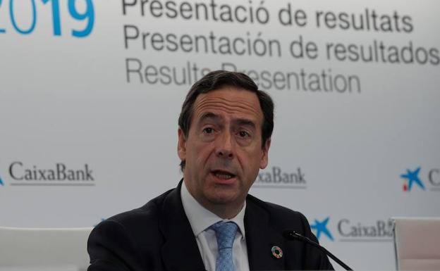 El consejero delegado de CaixaBank, Gonzalo Gortázar. 