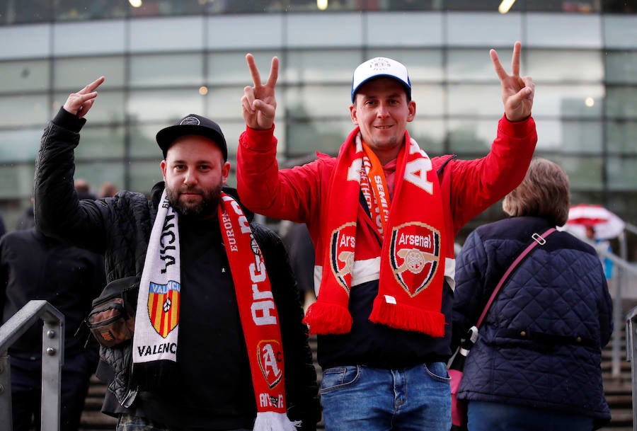 Fotos: La afición del Valencia CF en Londres