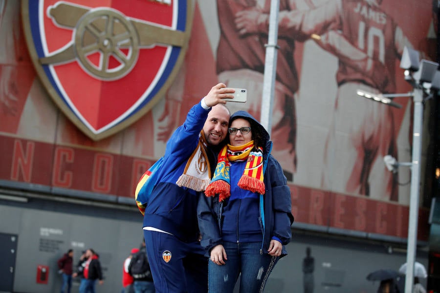 Fotos: La afición del Valencia CF en Londres