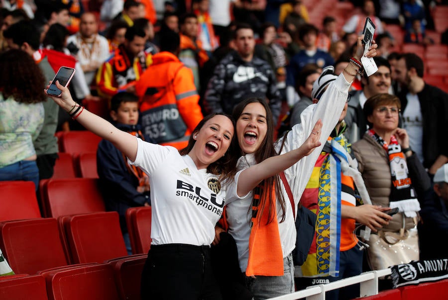 Fotos: La afición del Valencia CF en Londres