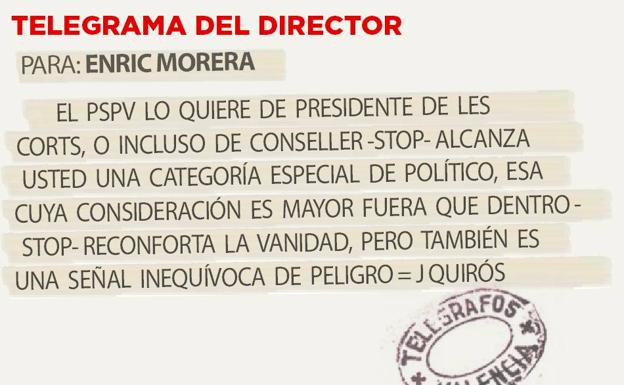 Telegrama para Enric Morera