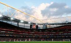 Emirates Stadium, durante el Arsenal-Valencia de semifinal de la Europa League.