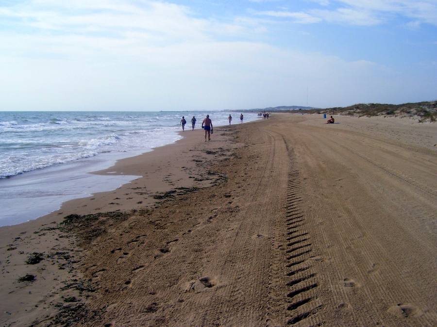 Playa La Marina en Elche (Alicante)