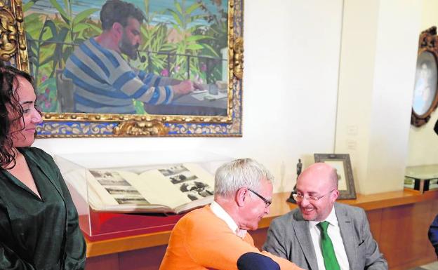 Joan Ribó e Ignacio Soler, ayer, en la firma del convenio. 