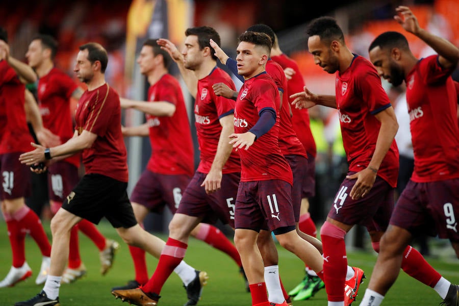 Las mejores fotos del partido de vuelta de semifinales de Europa League disputado en Mestalla