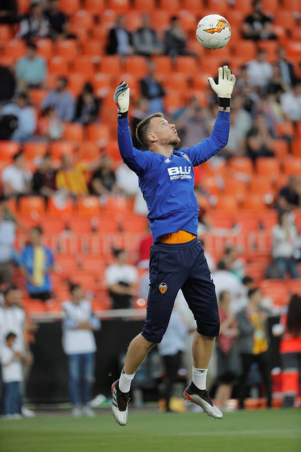 Las mejores fotos del partido de vuelta de semifinales de Europa League disputado en Mestalla