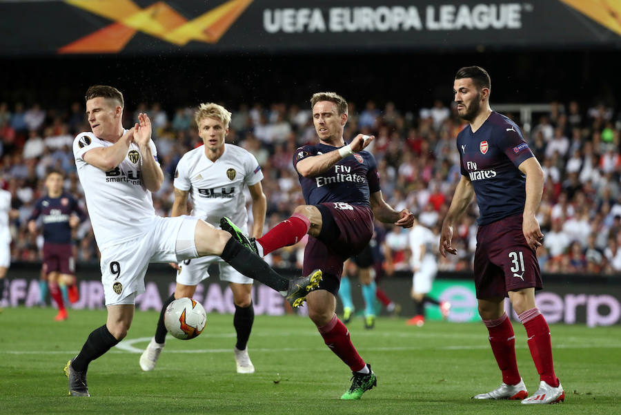 Las mejores fotos del partido de vuelta de semifinales de Europa League disputado en Mestalla