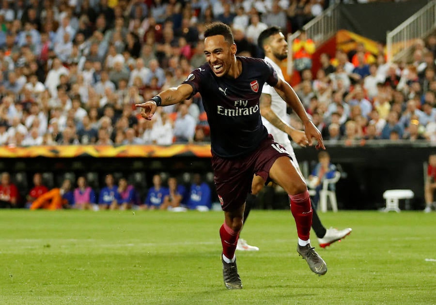 Las mejores fotos del partido de vuelta de semifinales de Europa League disputado en Mestalla