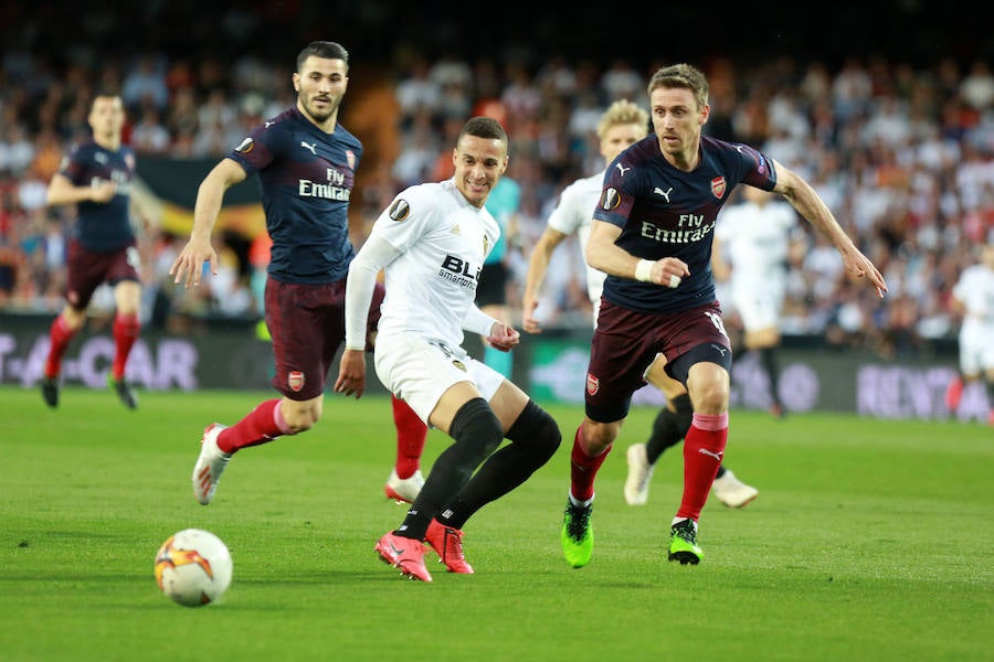 Las mejores fotos del partido de vuelta de semifinales de Europa League disputado en Mestalla