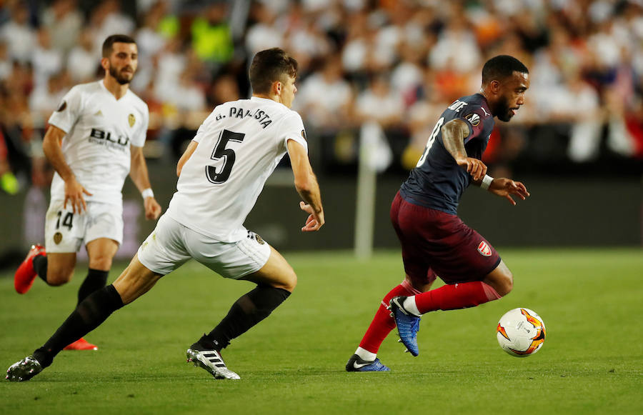 Las mejores fotos del partido de vuelta de semifinales de Europa League disputado en Mestalla