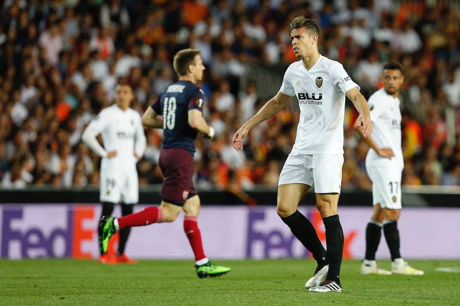 Las mejores fotos del partido de vuelta de semifinales de Europa League disputado en Mestalla