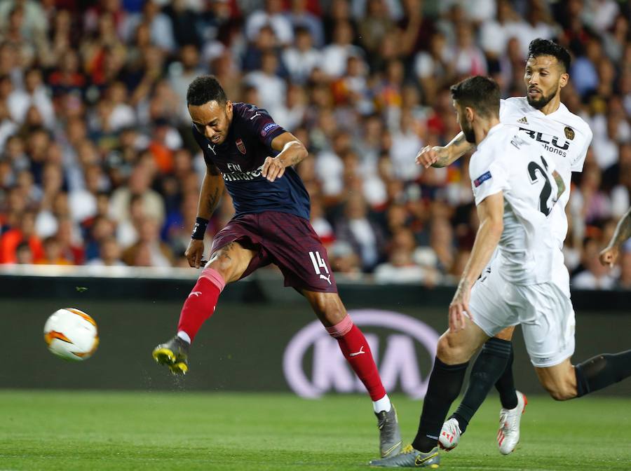 Las mejores fotos del partido de vuelta de semifinales de Europa League disputado en Mestalla