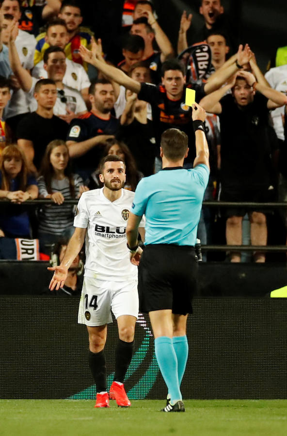 Las mejores fotos del partido de vuelta de semifinales de Europa League disputado en Mestalla