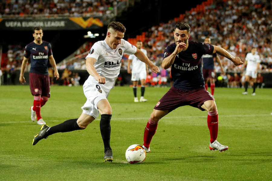 Las mejores fotos del partido de vuelta de semifinales de Europa League disputado en Mestalla