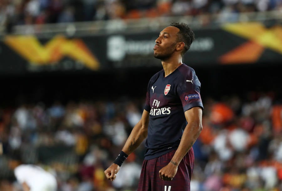 Las mejores fotos del partido de vuelta de semifinales de Europa League disputado en Mestalla