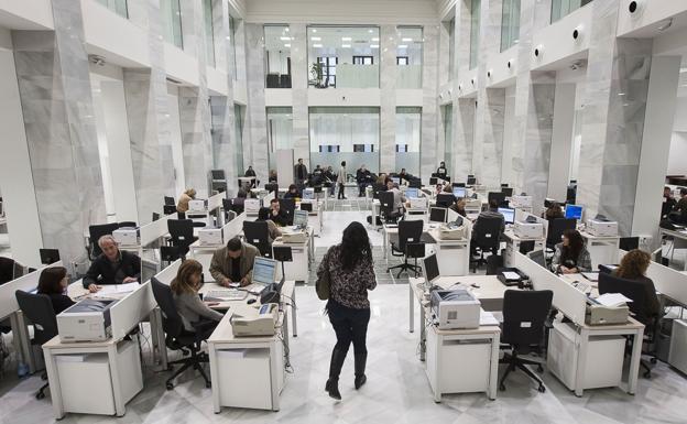 Oficinas de la concejalía de Hacienda en el Ayuntamiento. 